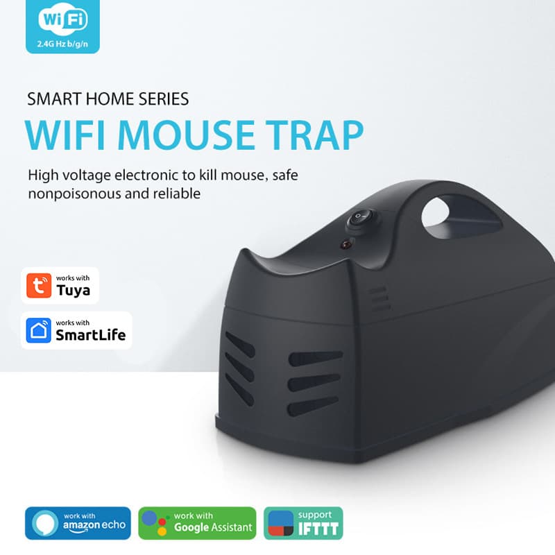 Tuya WiFi Mouse Trap Smart Wireless Rat Cage Mouse Trap Tuya Smart Mousetrap