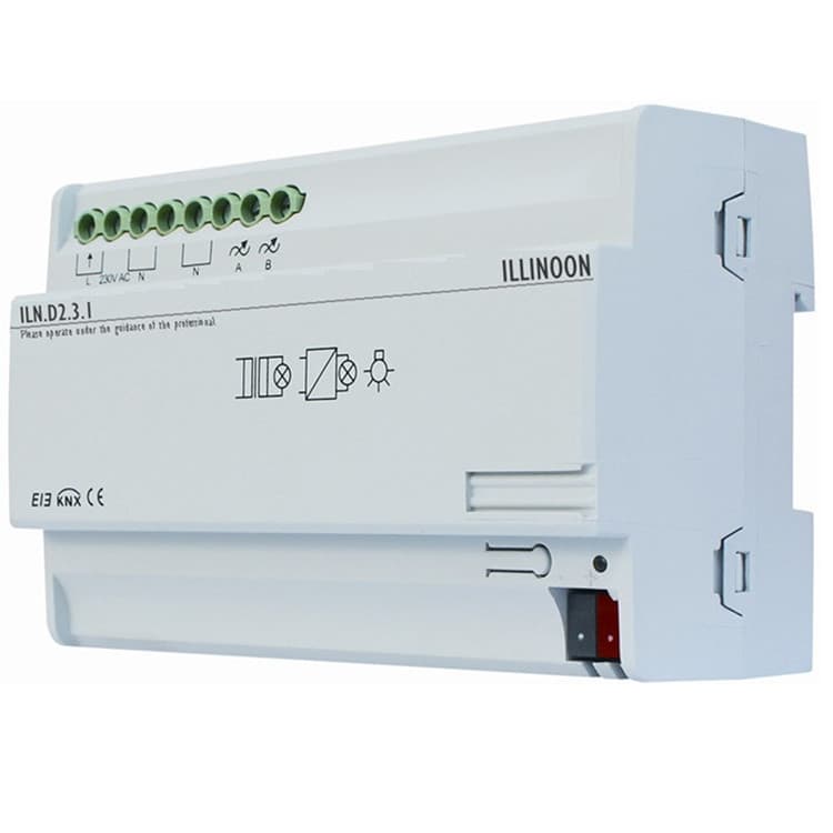 KNX Intelligent Lighting 2-Channel 3A Dimming Actuator ILN.D2.3.1