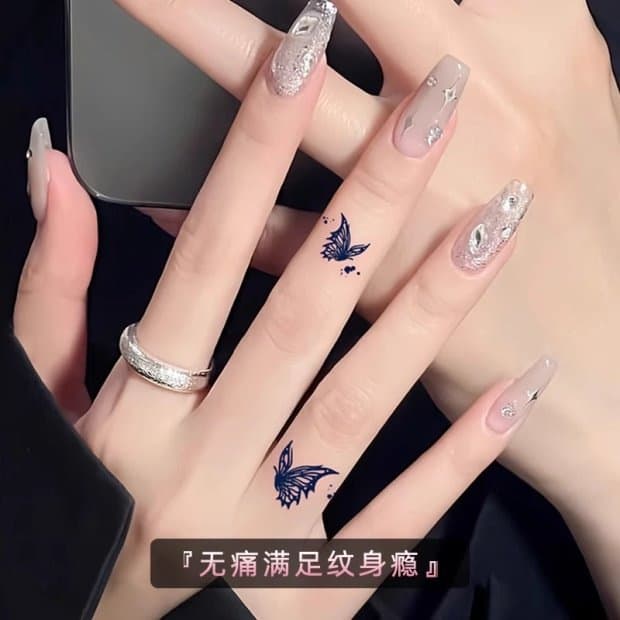 Waterproof Tattoo Stickers for Men and Women, Long-Lasting Realistic Butterfly Juice Cute Patterns, Semi-Premium Herbal Stickers, Great Product