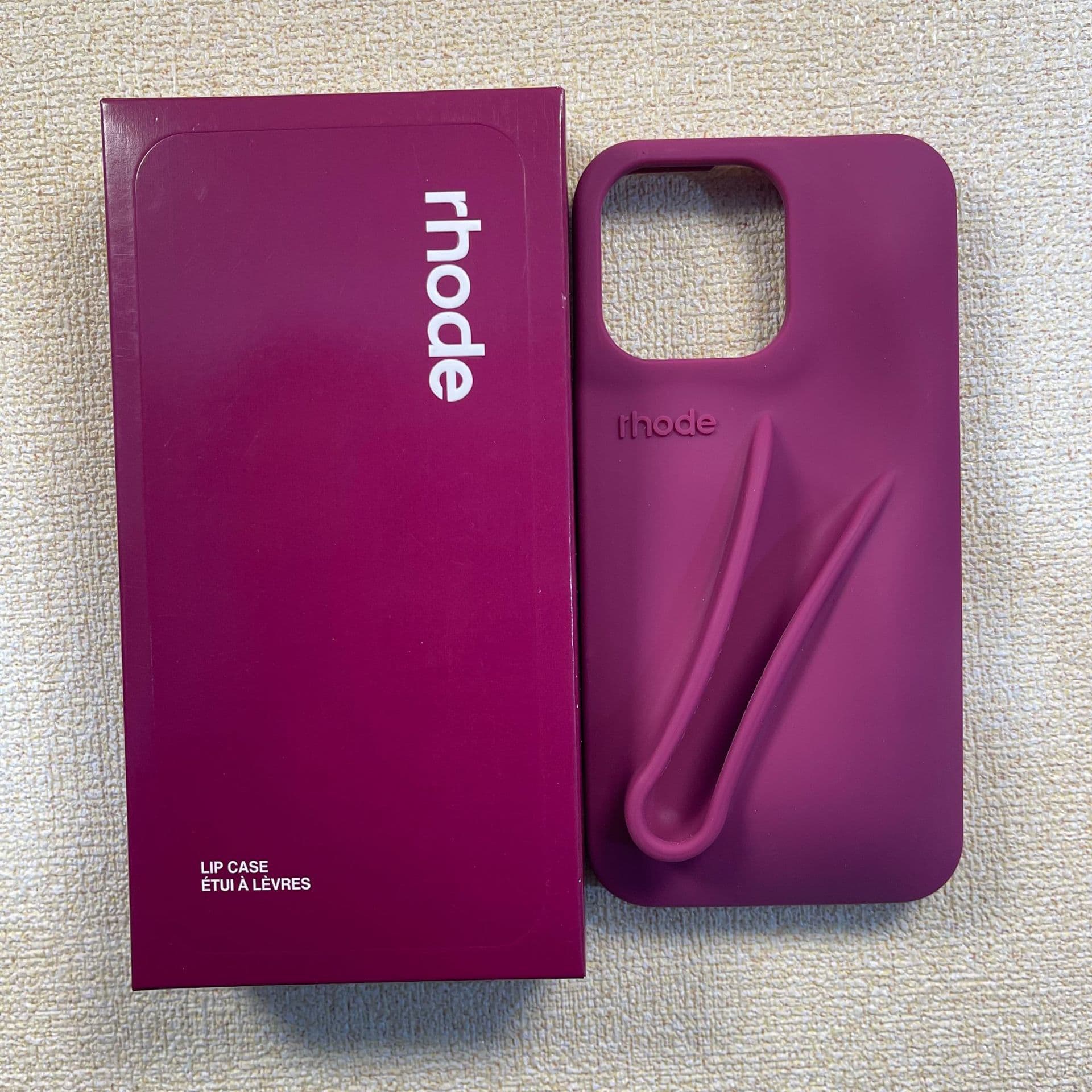 High version of Hailey Rhode's same lip gloss silicone suitable for Apple 15pro silicone mobile phone case iPhone 16 set