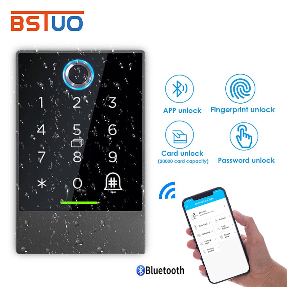 TTLOCK Hotel Smartphone APP Unlocking Card Password Metal Access All-in-One Machine NFC Access Attendance