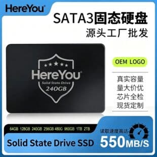 SSD Solid State Memory Desktop 128G 256G 512G Computer Hard Drive 2.5 Inch SATA Port
