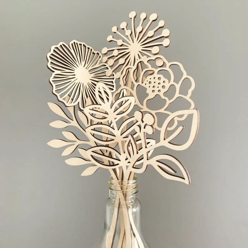 Amazon Cross-border Personalized Mother's Day Gift for Mom Gift for Grandma Wildflower Bouquet