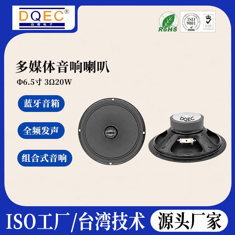 Dongqi 6.5-inch Woofer Wooden Speaker Home Theater High-Quality Heavy Bass Unit Speaker