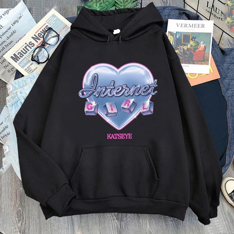 【Cross-border EU Size】KATSEYE INTERNET GIRL 2026 Hoodies Fans Fashion