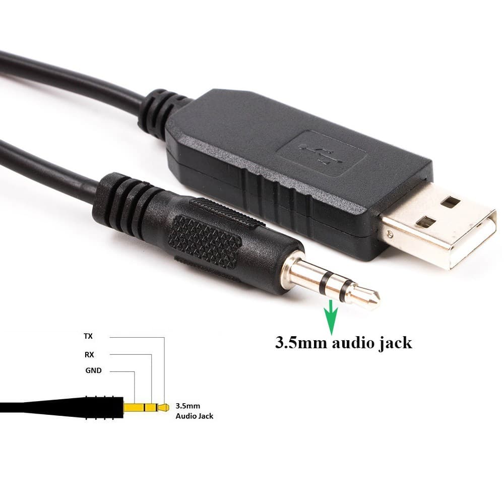 USB to 3.5MM 3.3V TTL Cable with Audio Jack Interface TTL-232R-3V3-AJ