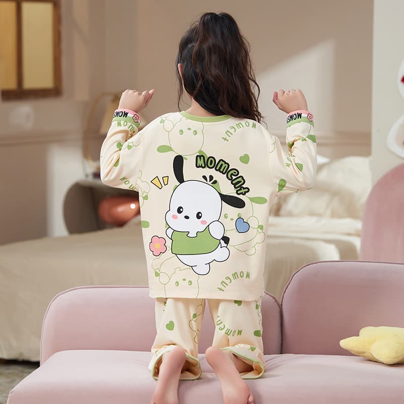 Girls' Pajamas Spring and Autumn 2025 New Long Sleeve Thin Kids Girls' Fall Stylish Cute Children's Homewear