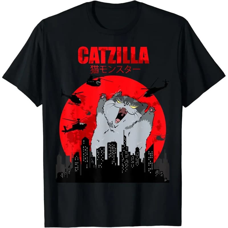 【Cross-border EU Size】Funny Cute Art Japanese Cat Graphic for Cat Lovers