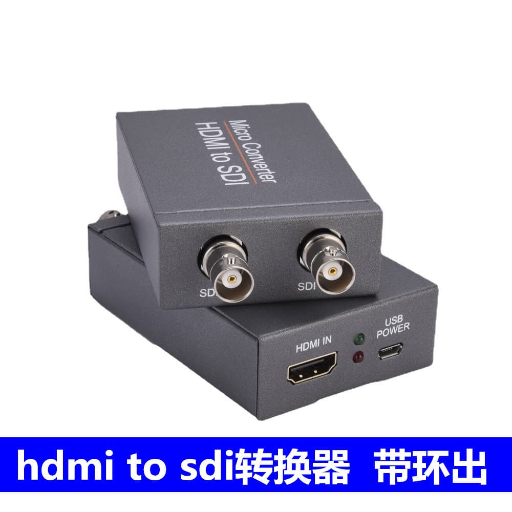 HDMI to SDI + SDI Converter 1080P Loop with Loop Out Micro HDMI to SDI Converter