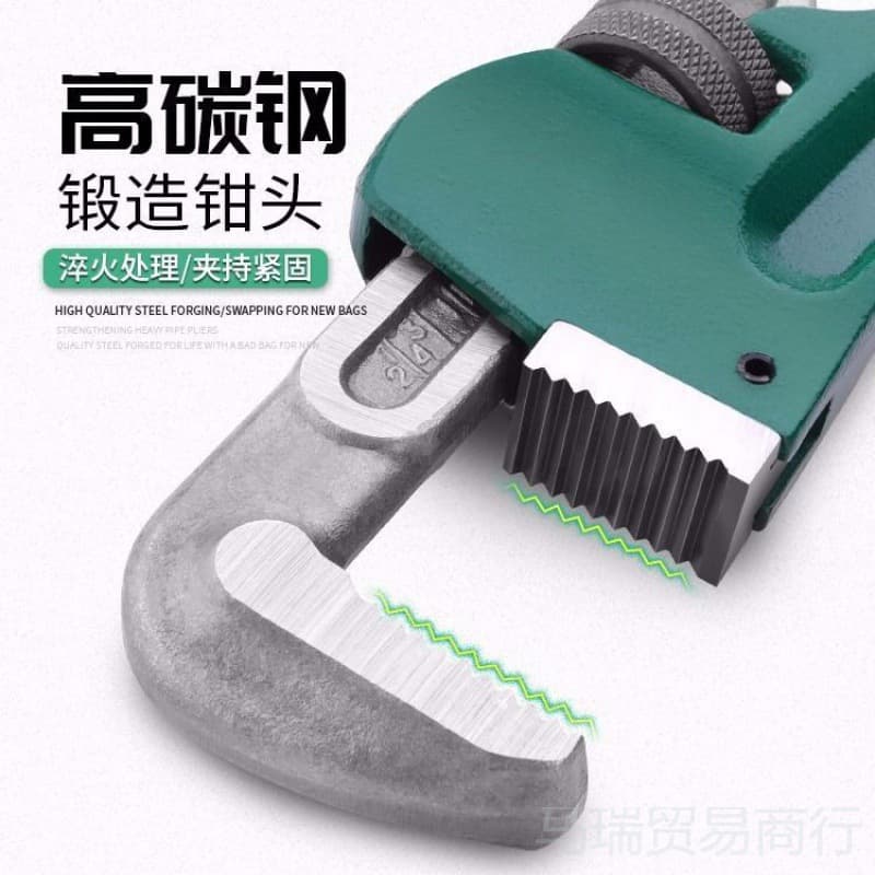 American-style Universal Pipe Wrench for Home Use, Water Pump Pliers, Reliable Plumbing Tool