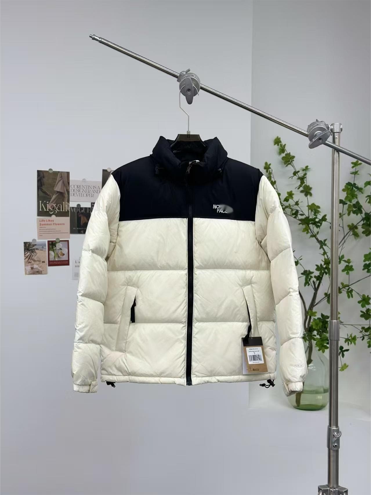 New Putian North 1996 Down Jacket Men Women Couple Stand Collar Coat High Version Couple Puffer Jacket