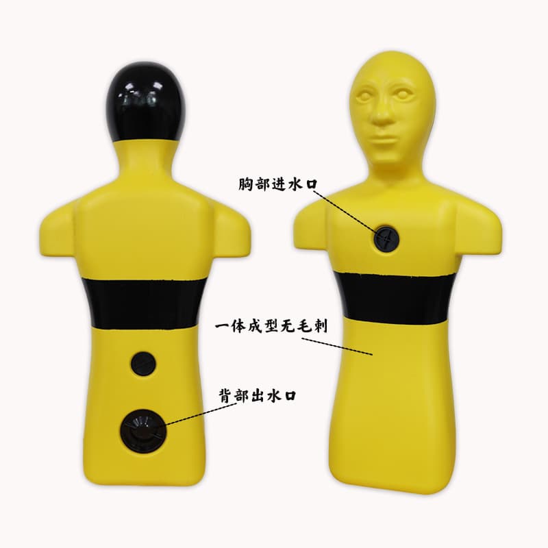 Water rescue PE plastic dummy simulates drowning first responder water life-saving protection fiberglass equipment props