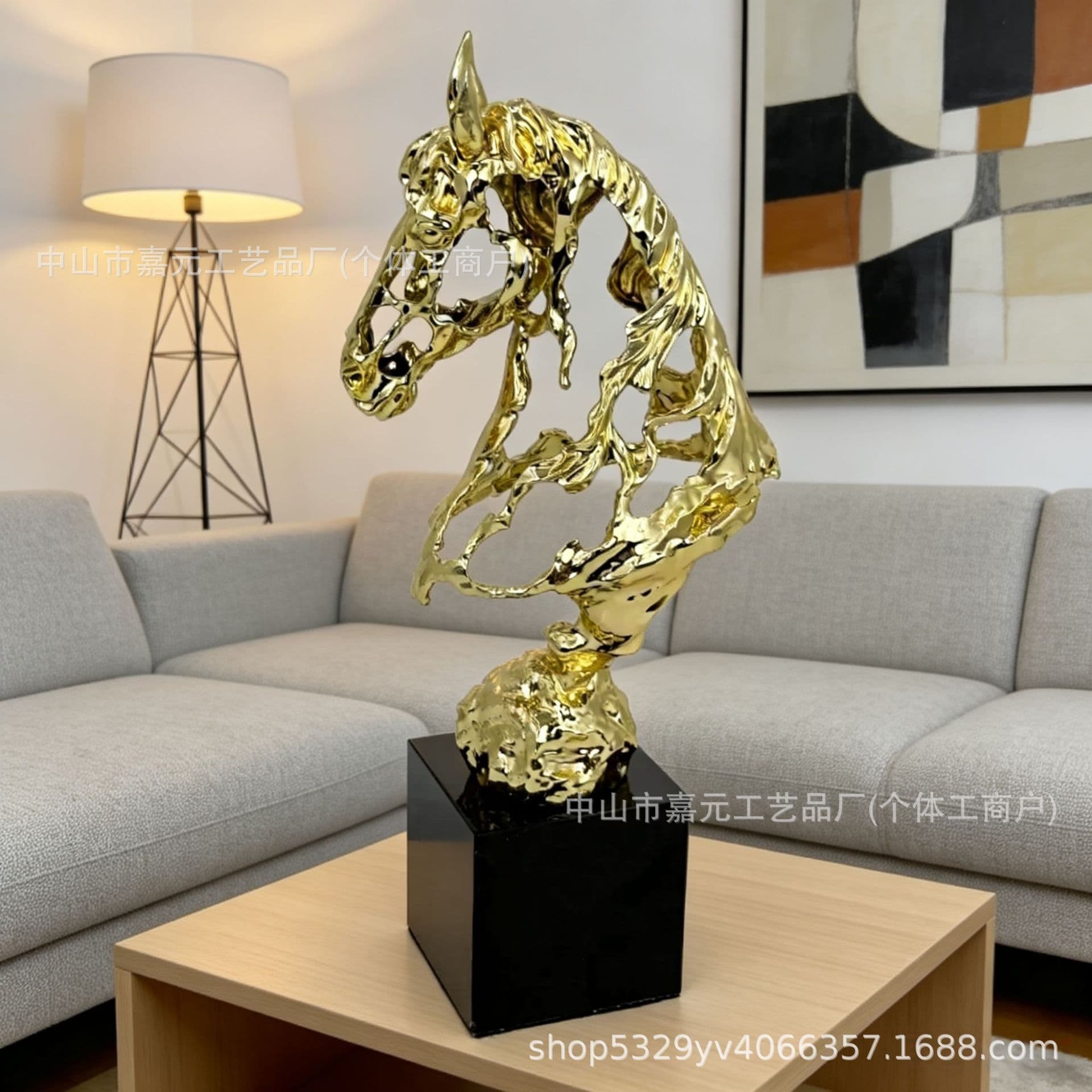 Modern simple metal Machi success decoration living room dining room cabinet TV cabinet room home entrance decoration