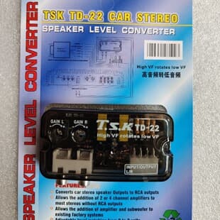 TD22K28PH2 High-to-Low Four-Channel Audio Converter Compatible with CarPlay Car Audio