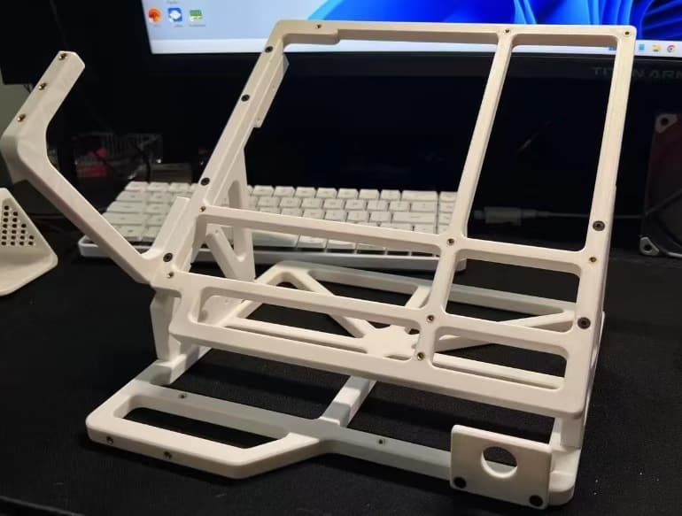 Open ITX/MATX Rack Case for Graphics Card Desktop Computer Creative Chassis Other Vertical