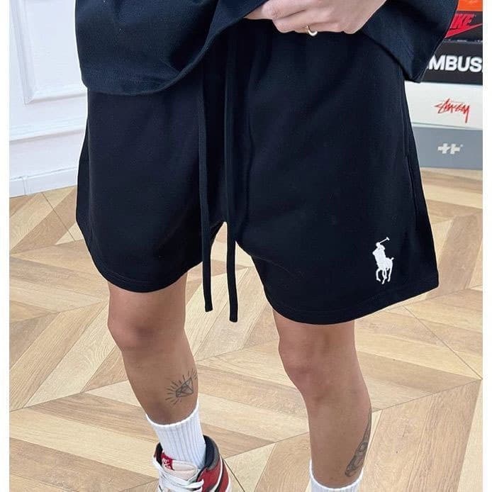 Men's Summer Casual Sports Shorts, 4-Inch Cotton Basketball Training Shorts, White-Gray Athletic Shorts