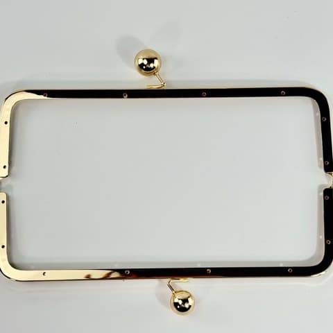 Rounded Square Iron Hinge Wallet Hardware Clasp Accessories Handbag Bag Frame Women's Bag Lock Hardware