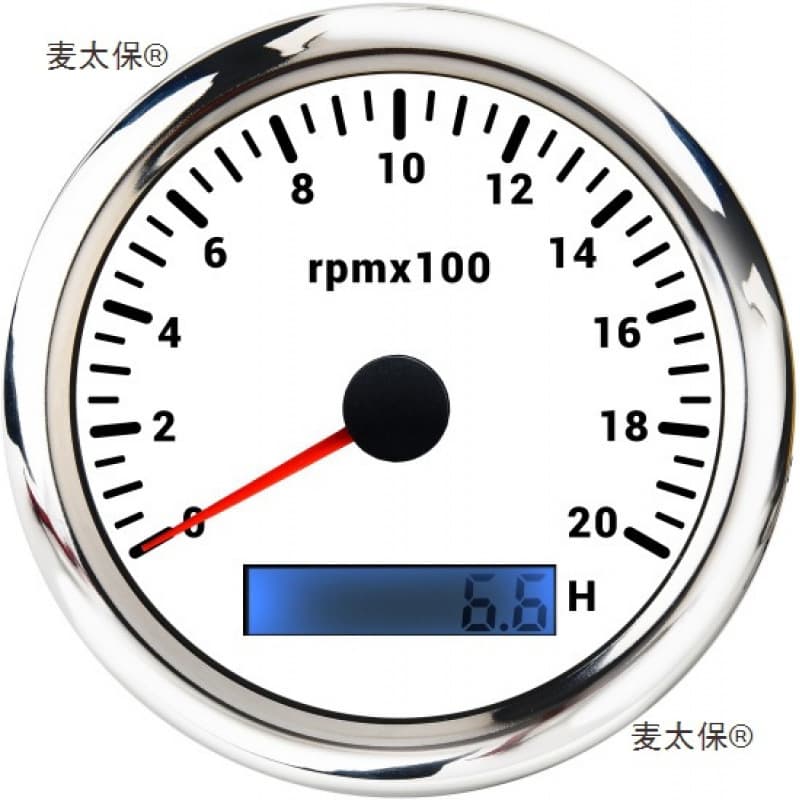 Universal modification 2000rpm strobe tachometer, speed line tester, speed measurement tachometer with cable.