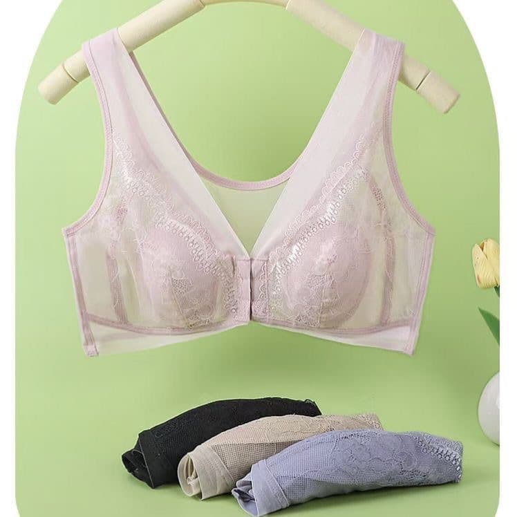 Japanese Minghuimei Original Front-Clasp Thin Padded Bunny Ear Vest-Style Comfortable Wire-Free Bra 067 Underwear