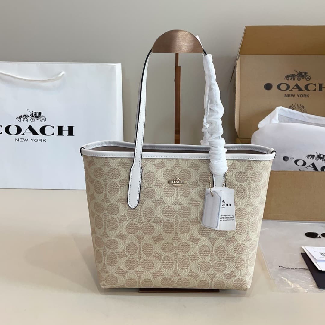 Koujia Tote Bag Genuine Leather Women's Bag LV Style New City23 Tote Bag Basket Bag Handheld Shopping Bag
