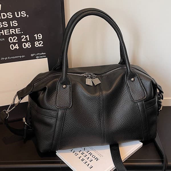 Cross-border Retro Handbag Women's 2026 Spring New Fashion Single Shoulder Tote Bag Large Capacity Commute Crossbody Bag