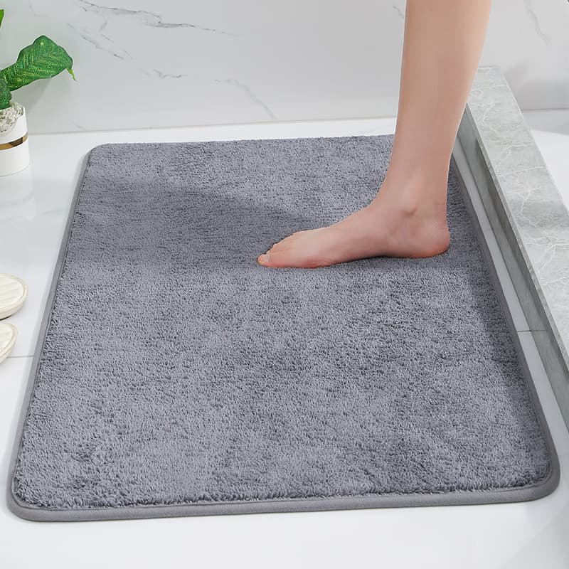 Bathroom entrance water-absorbent mat, bathroom rug, door mat, entry foot mat, home non-slip mat