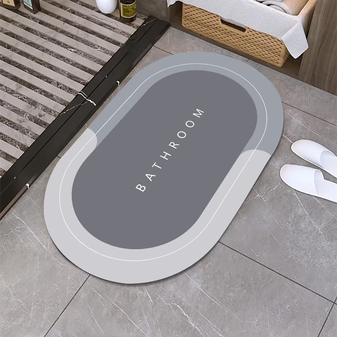 Nordic bathroom floor mats, strong water absorption, household bedroom carpets, bathroom stain-resistant anti-slip floor mats, living room kitchen door mats