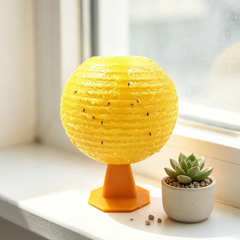 Fruit fly trap small flying insect killer indoor mosquito killer kitchen fly ball fruit shop fly sticky ball