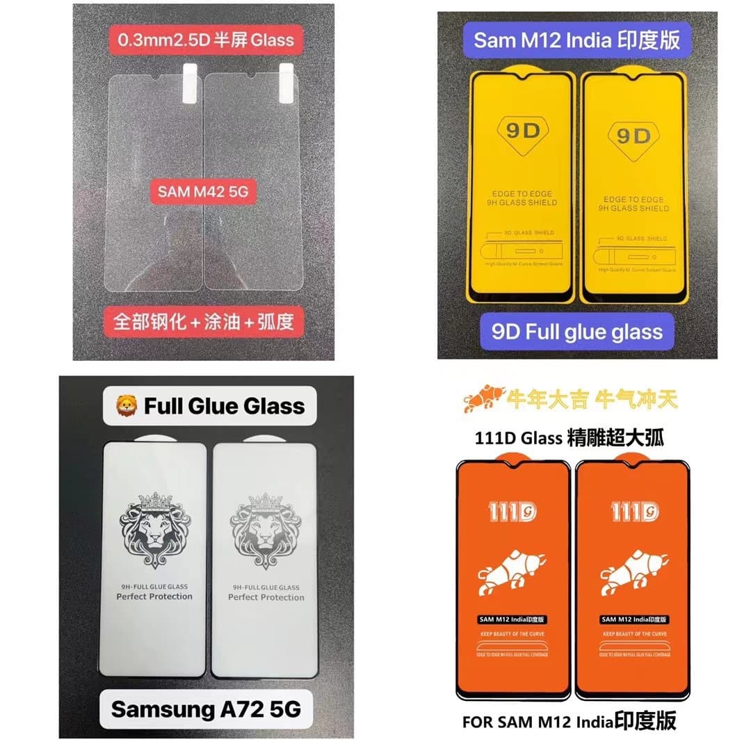 Applicable to Samsung A52/5G/XCOVER5/A32/M62 21D 10D glass screen film