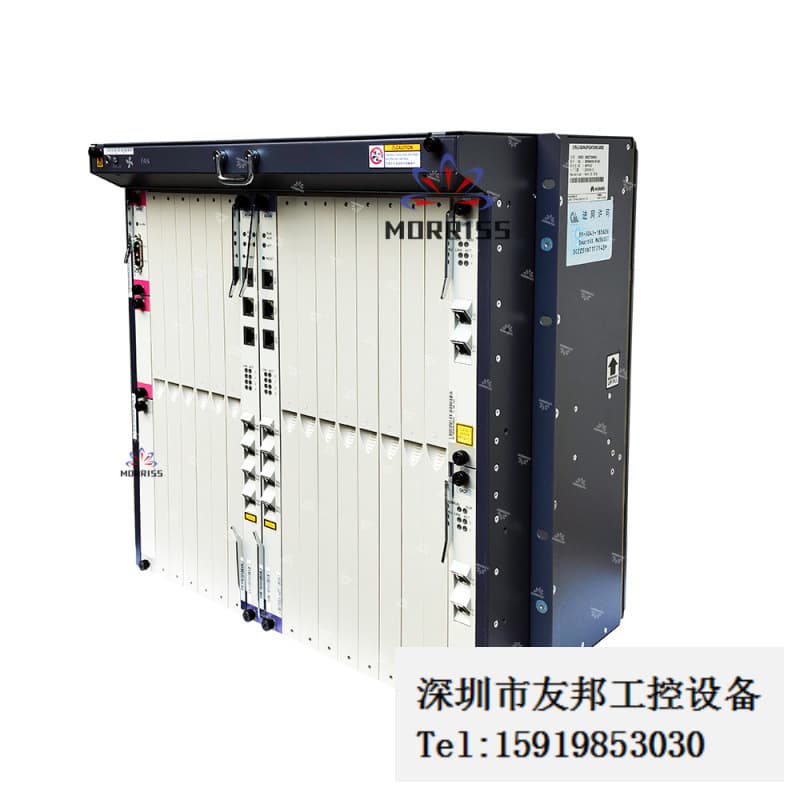 Brand new MA5680T triple dual Gigabit DC OLT, SCUK+GICK, one-year warranty, 19-inch rack mountable with 14 slots.