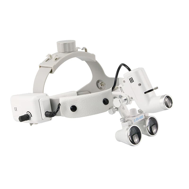 Dental LED headlight 5W adjustable aperture size head-mounted orthopedic surgery can be equipped with magnifying glass for oral plastic surgery