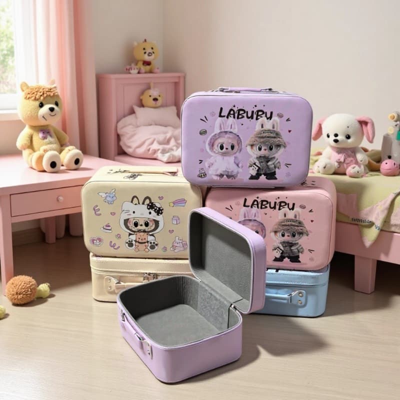 Cross-Border Hot Selling Cosmetic Case Large Capacity Makeup Bag Portable Handheld Storage Box Multifunctional Cosmetics Niche Design