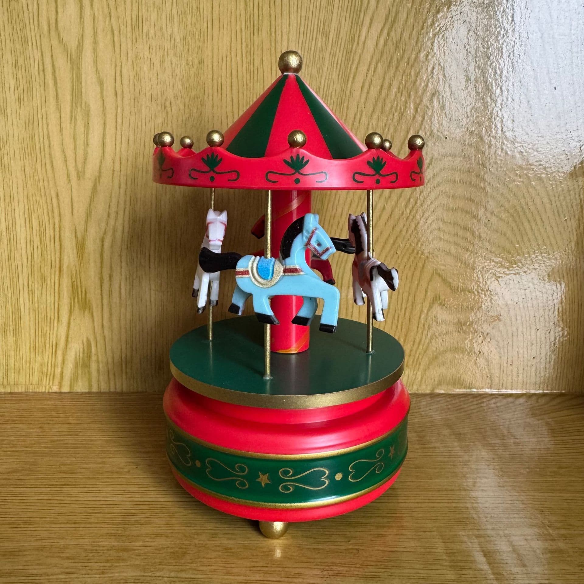 2026 New Cross-Border Foreign Trade Christmas Carousel Music Box Holiday Decorative Ornament Creative Gift