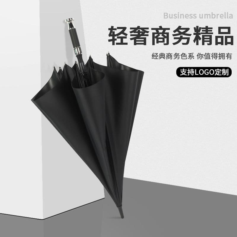 Golf Rolls-Royce Umbrella Automatic Black Glue 4S Promotional Umbrella Gift Mercedes Audi Straight Handle Umbrella with Optional Logo