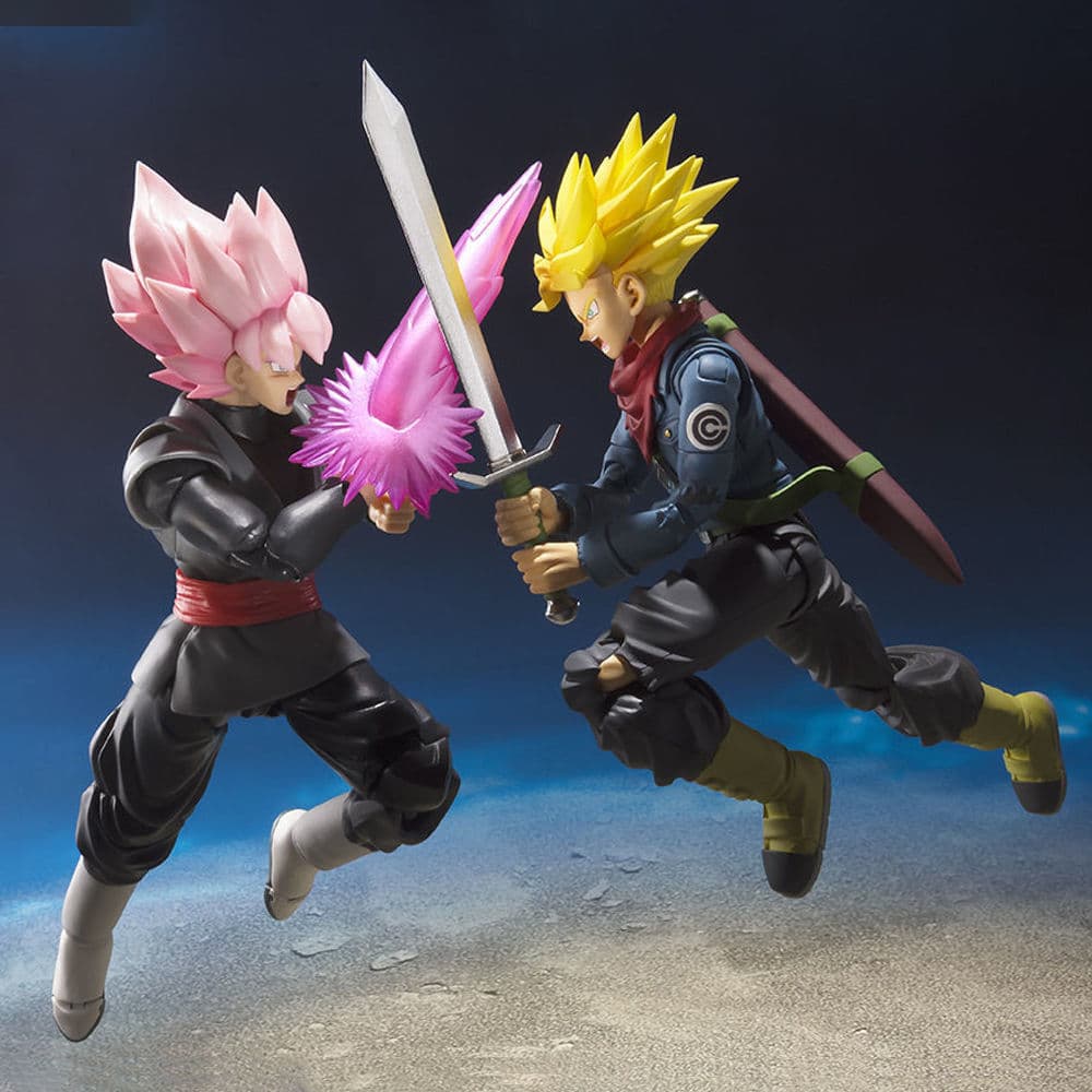 SHF Dragon Ball Z KO movable pink and black Goku Zamasu hand model doll toy ornaments wholesale