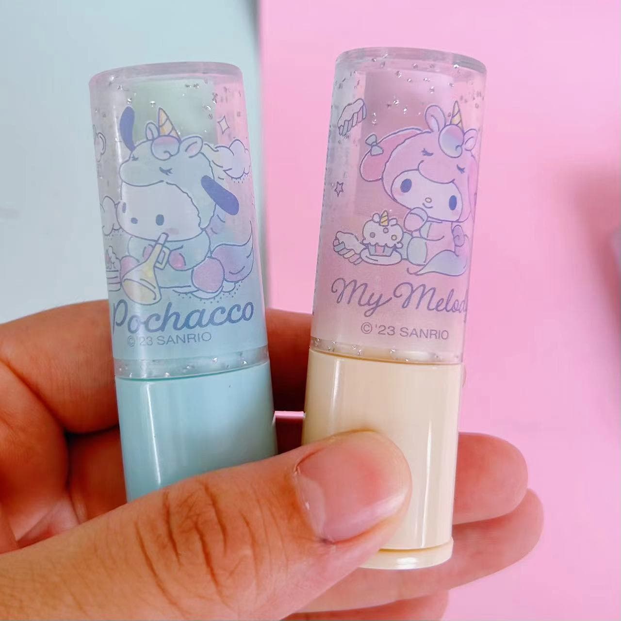 Sanrio lipstick pencil sharpener eraser two-in-one Kuromi cinnamon dog eraser pencil sharpener pencil sharpener stationery