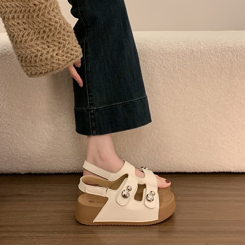 Casual Sandals Slippers Women's Summer Outdoor 2026 New Thick Sole Versatile Dress Sandals Leisure Beach Slide Sandals