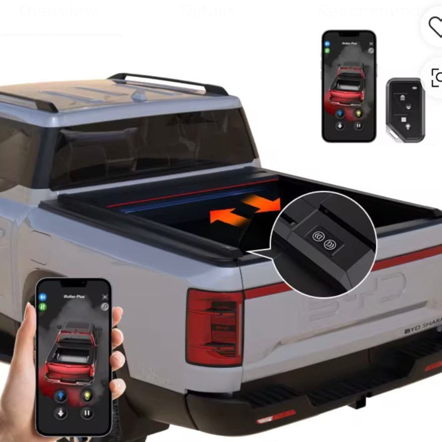 Electric Pickup Truck Roll-up Tonneau Cover GWM Poer JAC T9 T8 Tunland G7 V9 Hunter F70