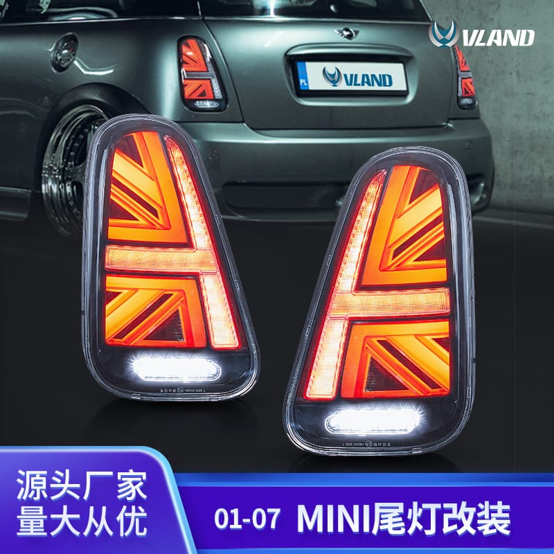 Modified Rear Tail Light Assembly for 2001-2006 BMW Mini MINI R50 R52 R53 LED Tail Light