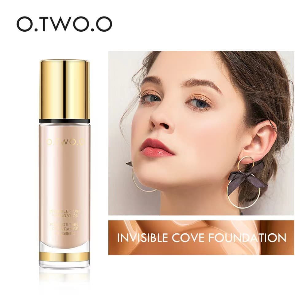 O.TWO.O Gold Hydrating Liquid Foundation Natural Nude Makeup Light Thin Oil Control Foundation Cream Air Cushion Silky Concealer 9983