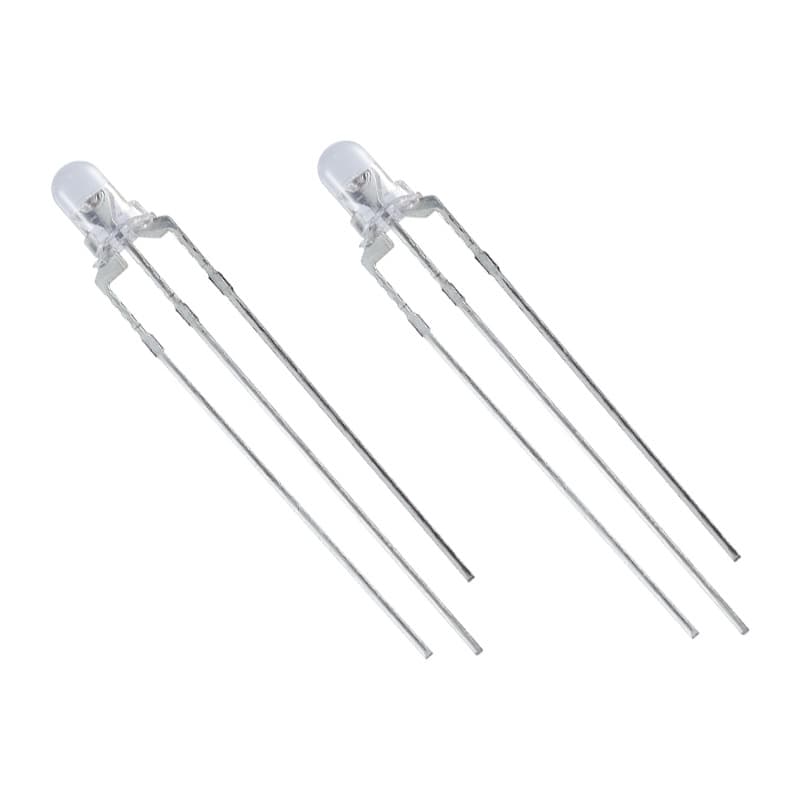 3mm Red-Green Dual Color LED Bead Factory, Digital Instrument Dedicated Bead, F3 Red-Green Dual Color Light Emitting Diode