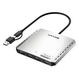 WAVLINK DisplayLink DL7400 4K@120Hz/Dual 8K Universal Display Adapter