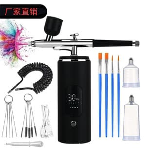 Airbrush Kit with Air Compressor, Dual-Action Airbrush Set for Model Painting