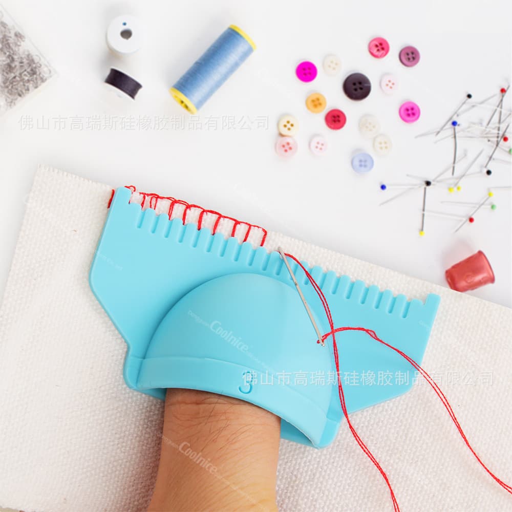 Amazon Silicone Sewing Aid Tool Sewing Ruler Tailor Tool Hand Stitching Device Home Daily Necessities