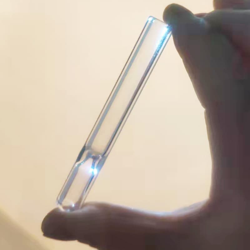 Cross-border Source Straight Borosilicate Glass Pipe 7.8cm Length Glass Tube Mouthpiece Glass Pipe