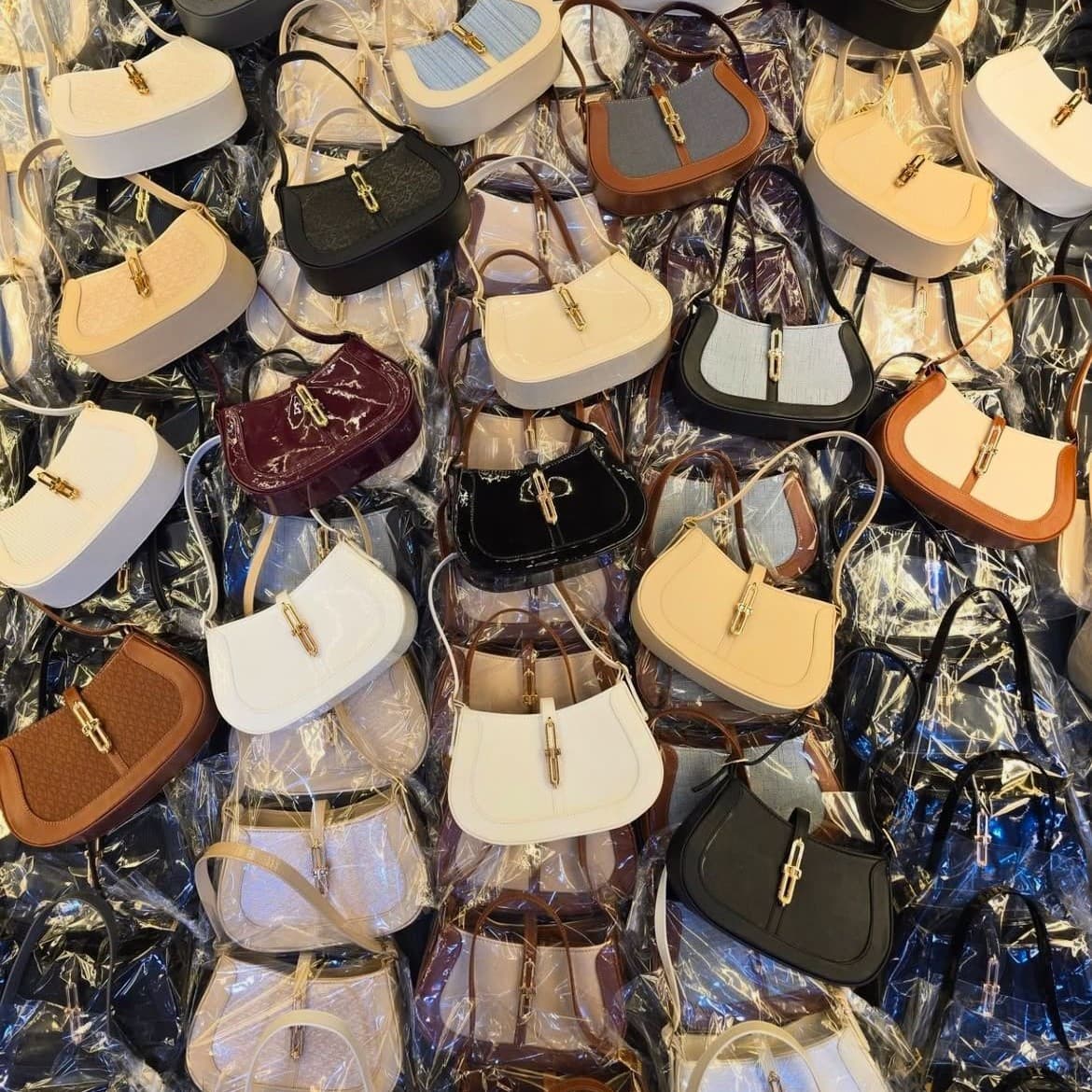 Handbags New Women's Bags Handbag Shoulder Bag Fashion Versatile Wholesale Source Ladys bags
