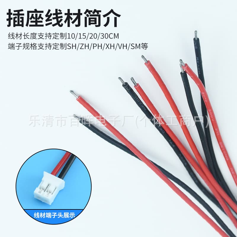 Transparent Type-C Female Socket with Cable, Reverse Polarity Protection Lithium Battery Connector, Electric Vehicle Charging Interface