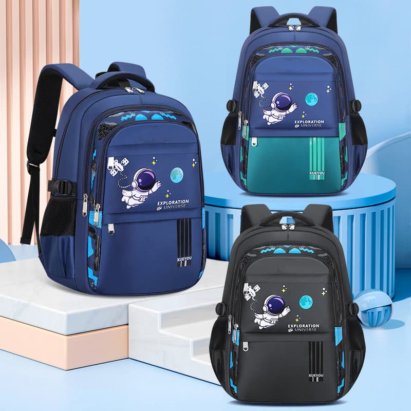 Elementary school students' schoolbags for grades 1-3-6 children's burden-reducing backpacks men's backpacks men's large-capacity spine-protecting schoolbags