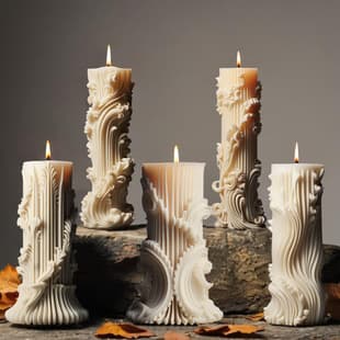 Sanxin European Cylinder Scented Candle Silicone Mold Simple Pillar Shape Cross-Border Supply Custom Mold