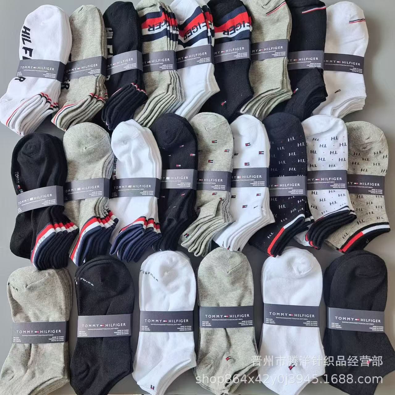 Tommy Men's and Women's Spring/Summer No-Show Socks, 3 Pairs per Pack, Solid Black/White/Gray, Low-Cut Short Socks for Casual and Sports Wear